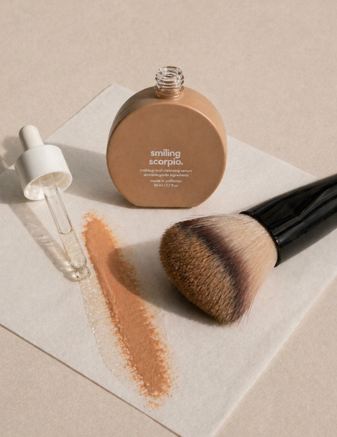 how to clean makeup brushes properly: why serum cleansers work better